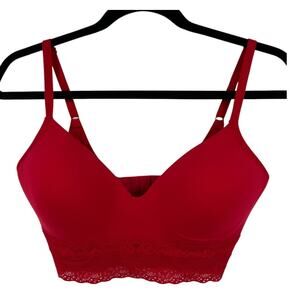 Natori bra 723154 Bliss Perfection contour soft cup red size 32DDD 32F